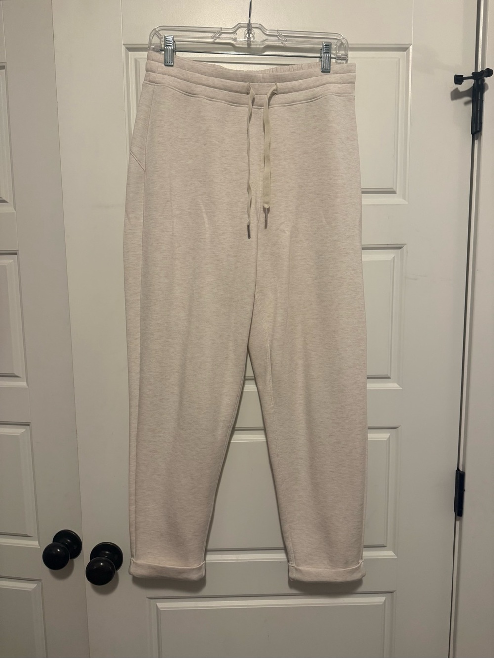 SPANX AirEssentials Drawstring Pants Oatmeal Size Large